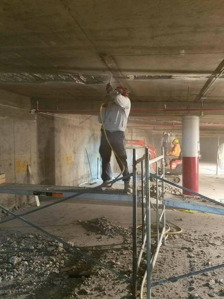 concrete underside repair