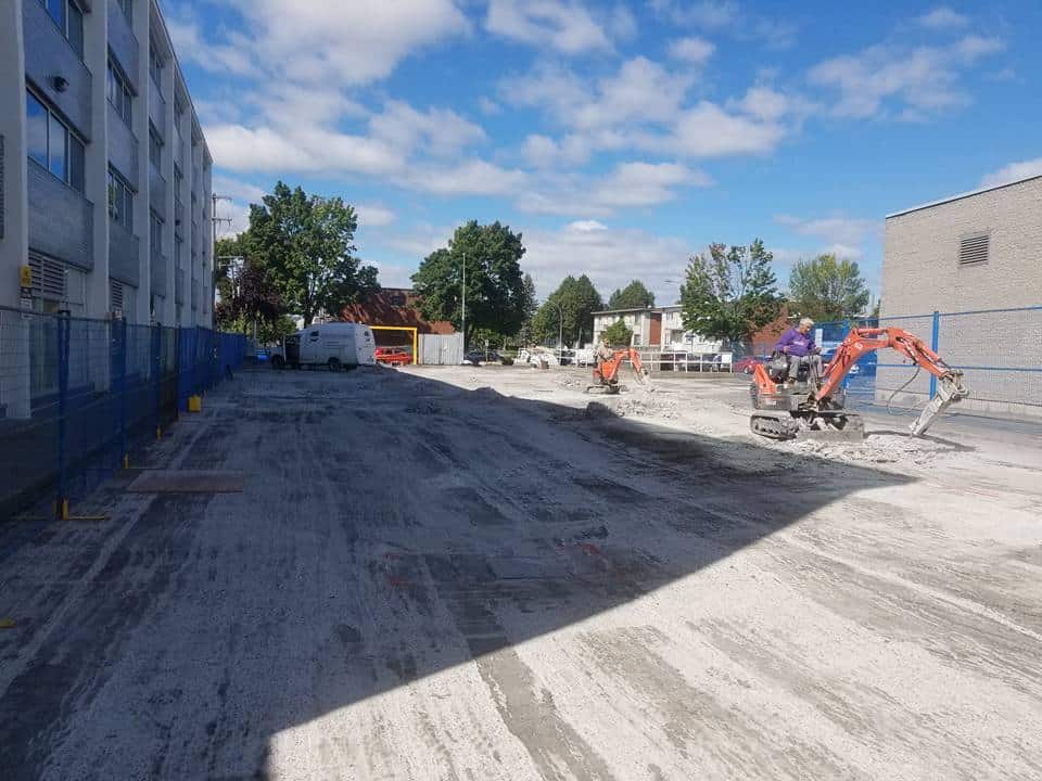 montreal parking garage concrete repairs